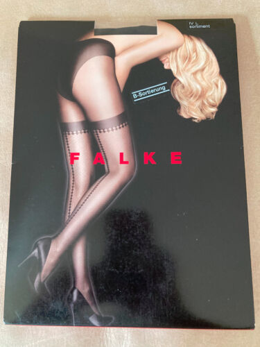 FALKE 5-Piece Women's Tights Set M/L Black Pink Assortment New - OVP - Picture 4 of 11