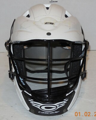 Cascade CS Youth Lacrosse Helmet With Mask White OSFM