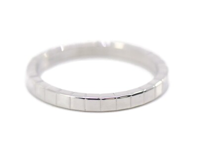 Chopard Ice Cube 18K White Gold Ring Size 8.5 827702