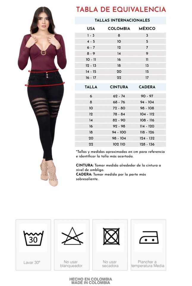 Jeans Colombiano Levantacola Verox 5413 Foto 2 de 2