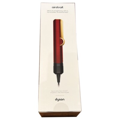 Dyson Airstrait Straightener (Red Velvet & Gold) HT01 Wet to Dry