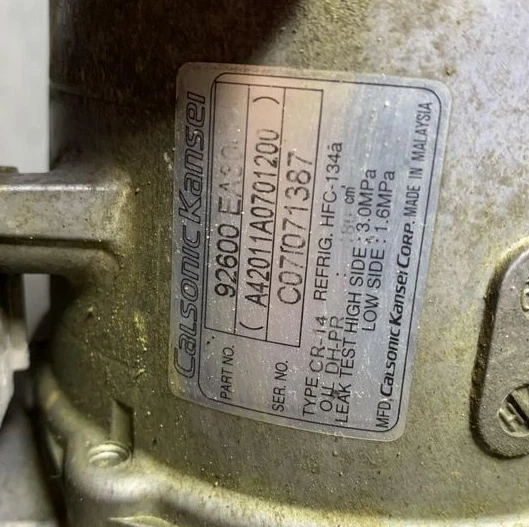 Nissan Xterra 2005-2015 aire acondicionado compresor aire acondicionado Foto 2 de 3