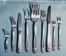 Danish Princess-Meat , Baby, Potato. Cocktail, Olive FORKS Jr Set-$3.95 SHIP 1+?