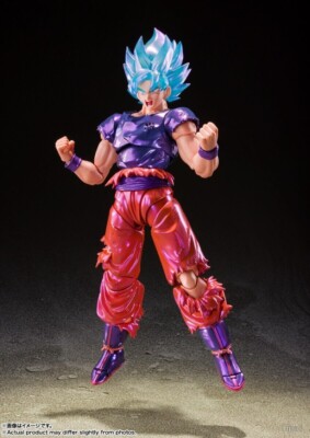 S.H.Figuarts Dragon Ball Super Saiyan God Blue Son Goku 6in Action Figure KO Ver