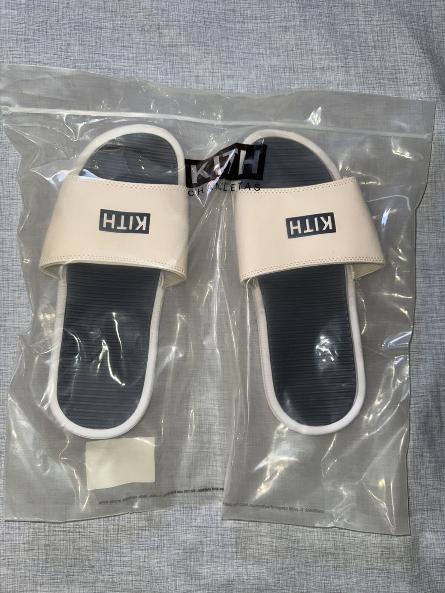 Flip Flops Kith Mens Footwear Kith Yellow Paisley Crossover Slides