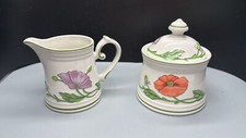 Villeroy & Boch Amapola Milchkännchen mit Zuckerdose Neuwertig