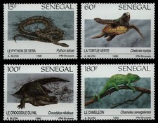 Senegal 1991 - Mi No 1116-1119 ** - MNH - Reptiles / Reptiles