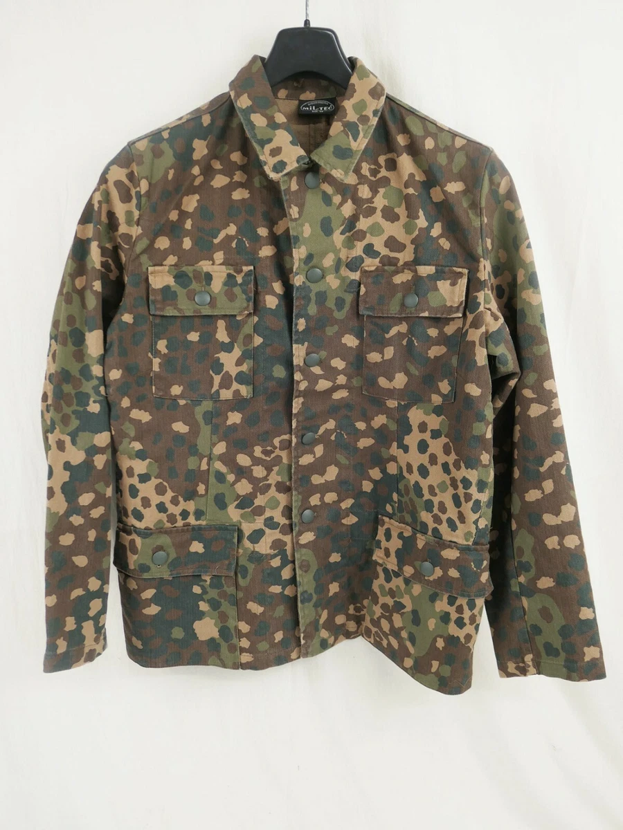 Gr.58 WSS M44 Erbsentarn Feldbluse Tarnjacke Viertaschenrock pea  