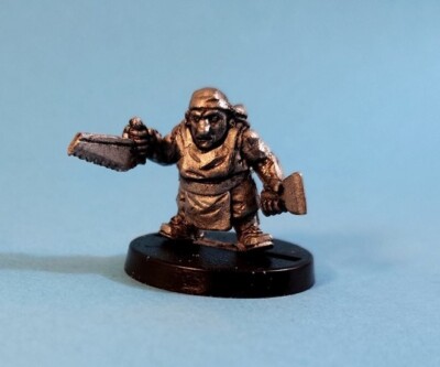 RAL PARTHA Fantasy RPG SAWBONES SMITH - DWARF CARPENTER D&D Pathfinder DW 116 R