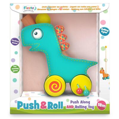 Push and Go Spielzeug Wandern Dinosaurier Rollen entlang Vorschule Kleinkind Spielzeug Fiesta Handwerk