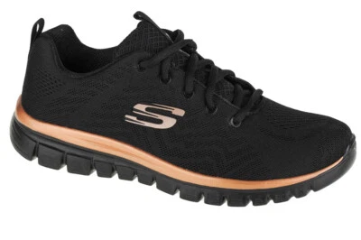 sneakers Femme, Skechers Graceful - Get Connected, Noir - Photo 1/4