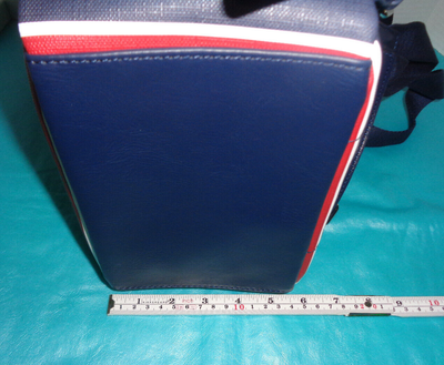 Tommy Hilfiger Red White Blue Striped Backpack Shoulder Bag 