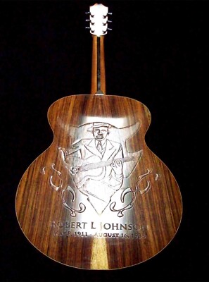 Blueberry Grand Concert Acoustic Guitar Robert Johnson Tribute  Pre-Order 90 Day