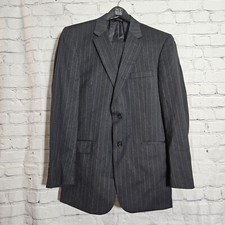 Jos. A. Bank Signature Collection Gordon Charcoal Gray Pinstripe Suit 43L