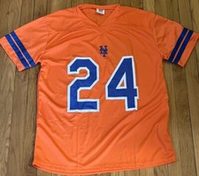 New 2024 NY New York Mets Replica Football Baseball Jersey Large L SGA 8/18/24