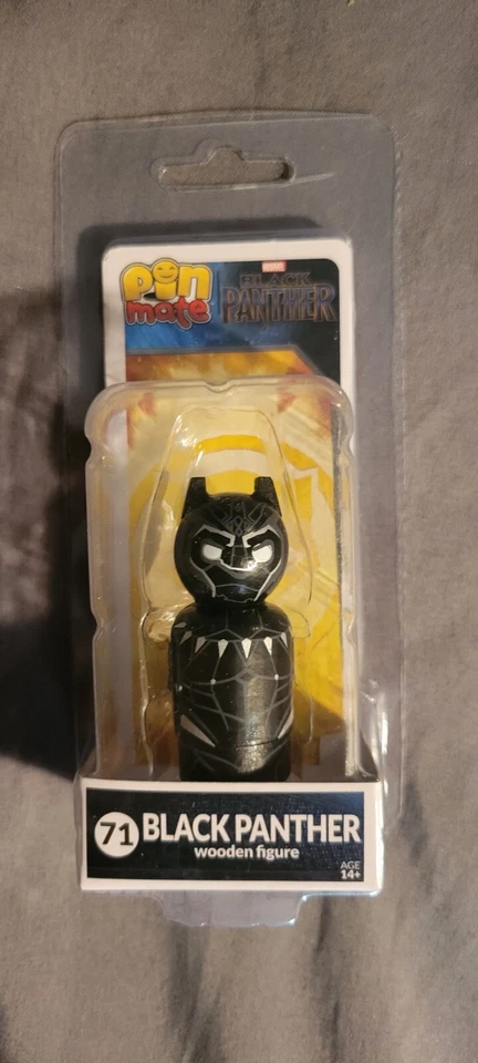 Marvel, 5pc Black Panther Wooden Figure Set - Image 2 of 4