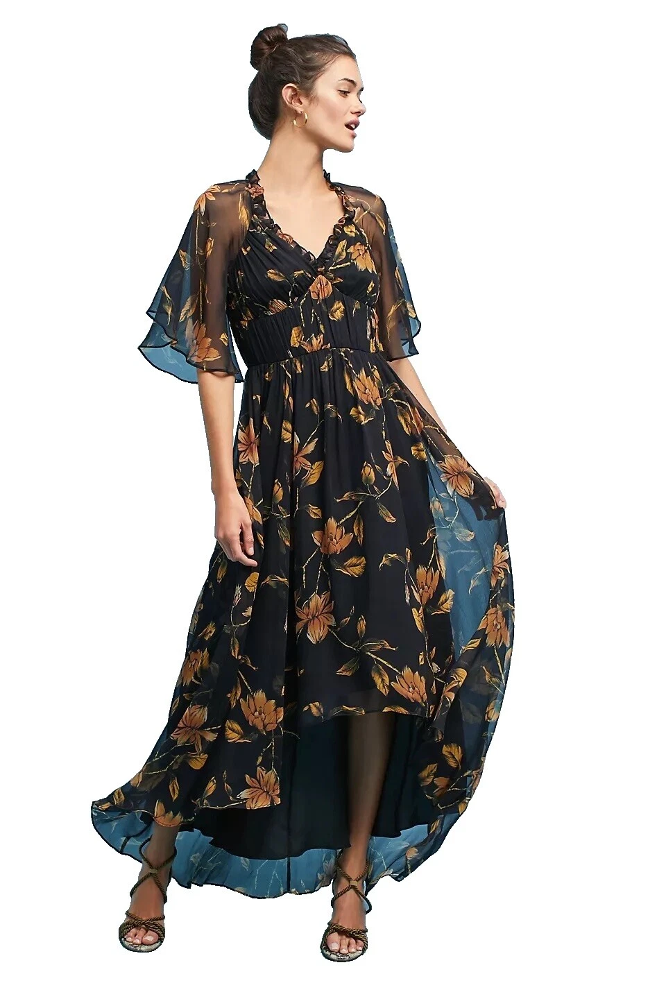 Vestidos para mujer Anthropologie de seda