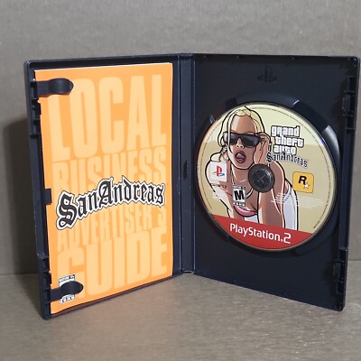 Grand Theft Auto San Andreas Playstation 2 PS2 Complete Greatest