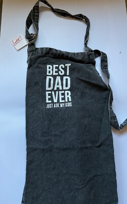 Primitives By KathyBest Dad Ever Just Ask My Kids Apron #116487 New Sale Lot 2