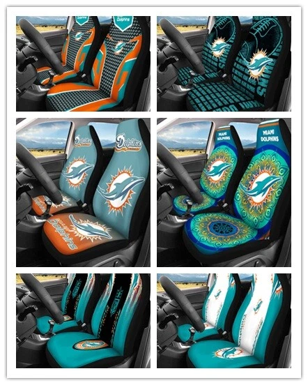 Miami dolphin car seat covers deals