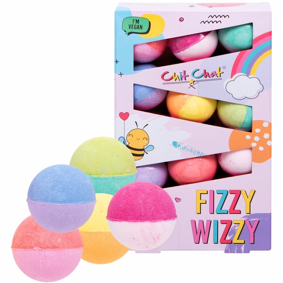 Rainbow Bath Bomb Gift Set Kids Girls Boys Fruit Scent Fizzers Birthday Present