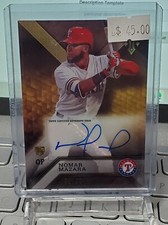 2016 Topps Triple Threads Auto Rookies 49/99 Nomar Mazara #ARC-NM Rookie Auto RC
