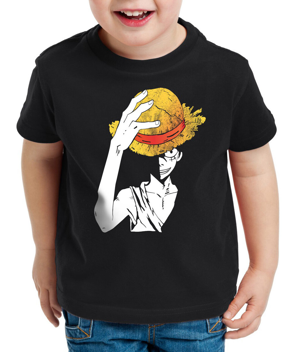 Ruffy Smile Herren T-Shirt Anime Design - Naruto Luffy Dragon Ball