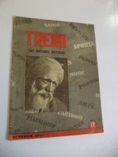 TREND THE NATIONAL PICTORIAL old vintage 1940s INDIAN ENGLISH WW2 magazine 1945
