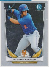 2014 Bowman Chrome Prospects #BCP96 Wuilmer Becerra New York Mets Baseball Card