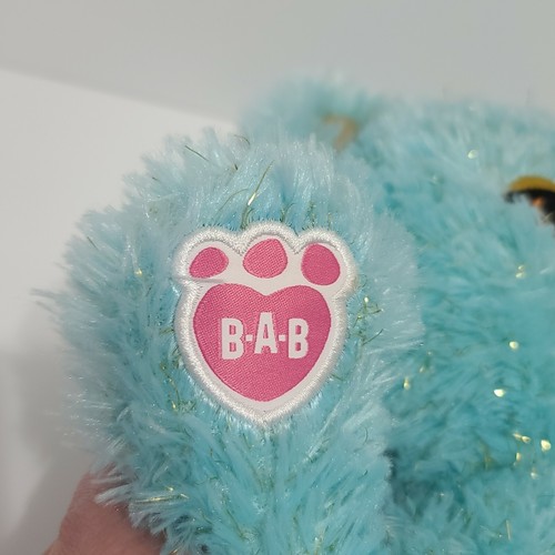Peluche Costruisci un Orso Disney Aladino Principessa Gelsomino Blu Oro Scintillante 16" - Foto 4 di 5