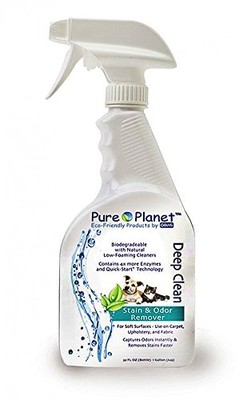Pure Planet Eco-Friendly Pet Deep Clean Stain & Odor Remover - RTU 22 Oz Spray