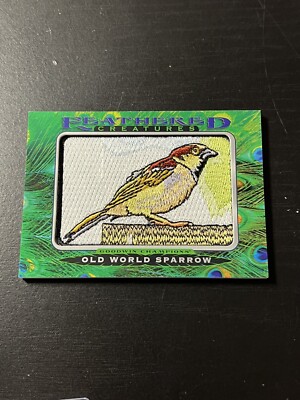 2021 Upper Deck Goodwin Champions Feathered Creatures Old World Sparrow FC-2