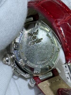 CARTIER Pasha Grid de Cartier Watch 18k White Gold & Natural