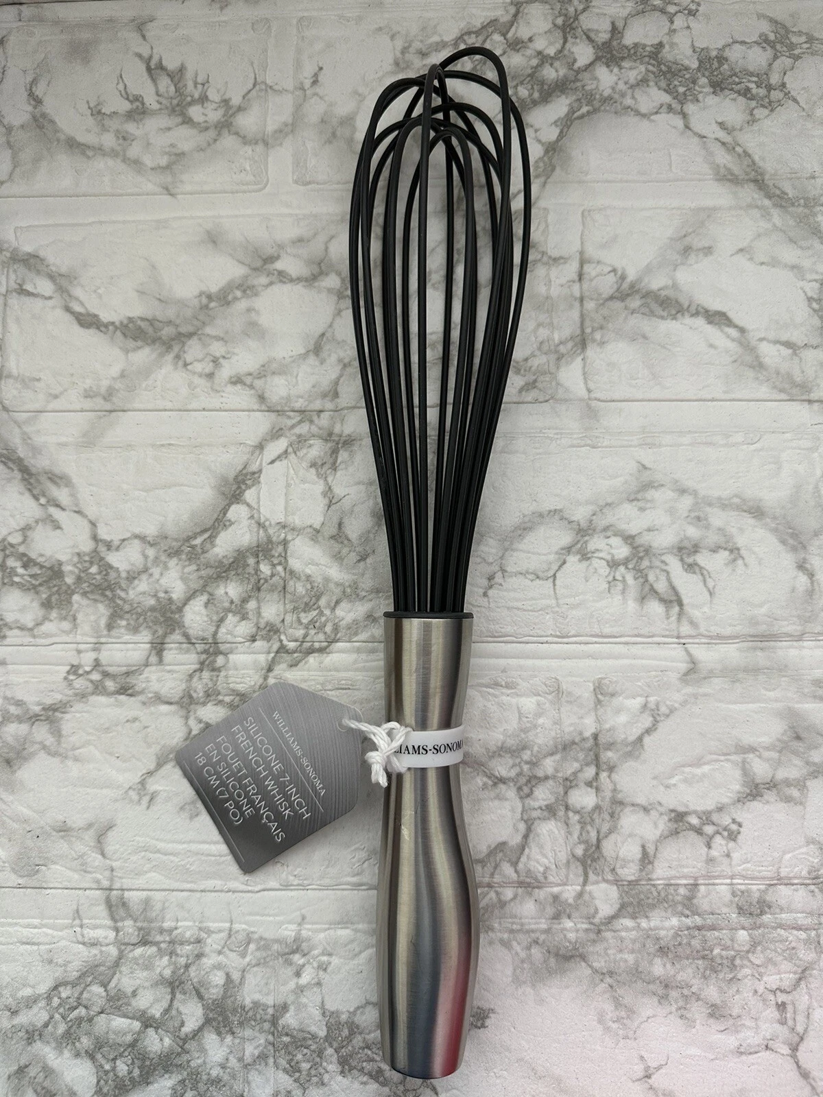 WILLIAMS SONOMA SILICON 7" FRENCH WHISK. NWT
Opens in a new window or tab