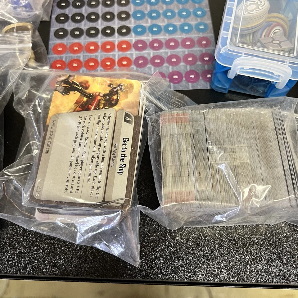 Star Wars Imperial Assault Lot: Base Game, Figure Pack- Vader & Skywalker- READ - Image 3 of 4