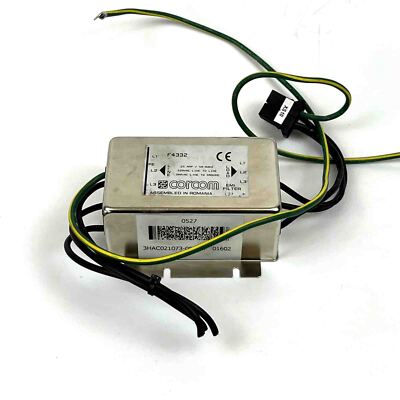 CORCOM EMI Filter F4332 ABB Robotics 3HAC021073-001/04, used