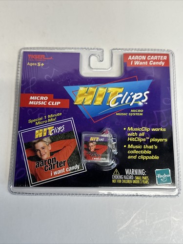 NEW VTG Hit Clips Aaron Carter I Want Candy RARE NIP - 第 1/3 張圖片