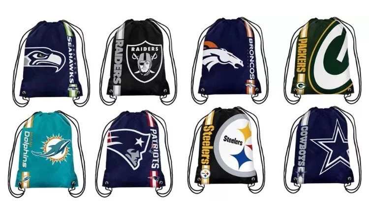 football New England Patriots drawstring Bag