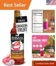 25.4 fl oz Dragon Fruit Syrup - Elevate Drinks & Desserts with Vibrant Flavor