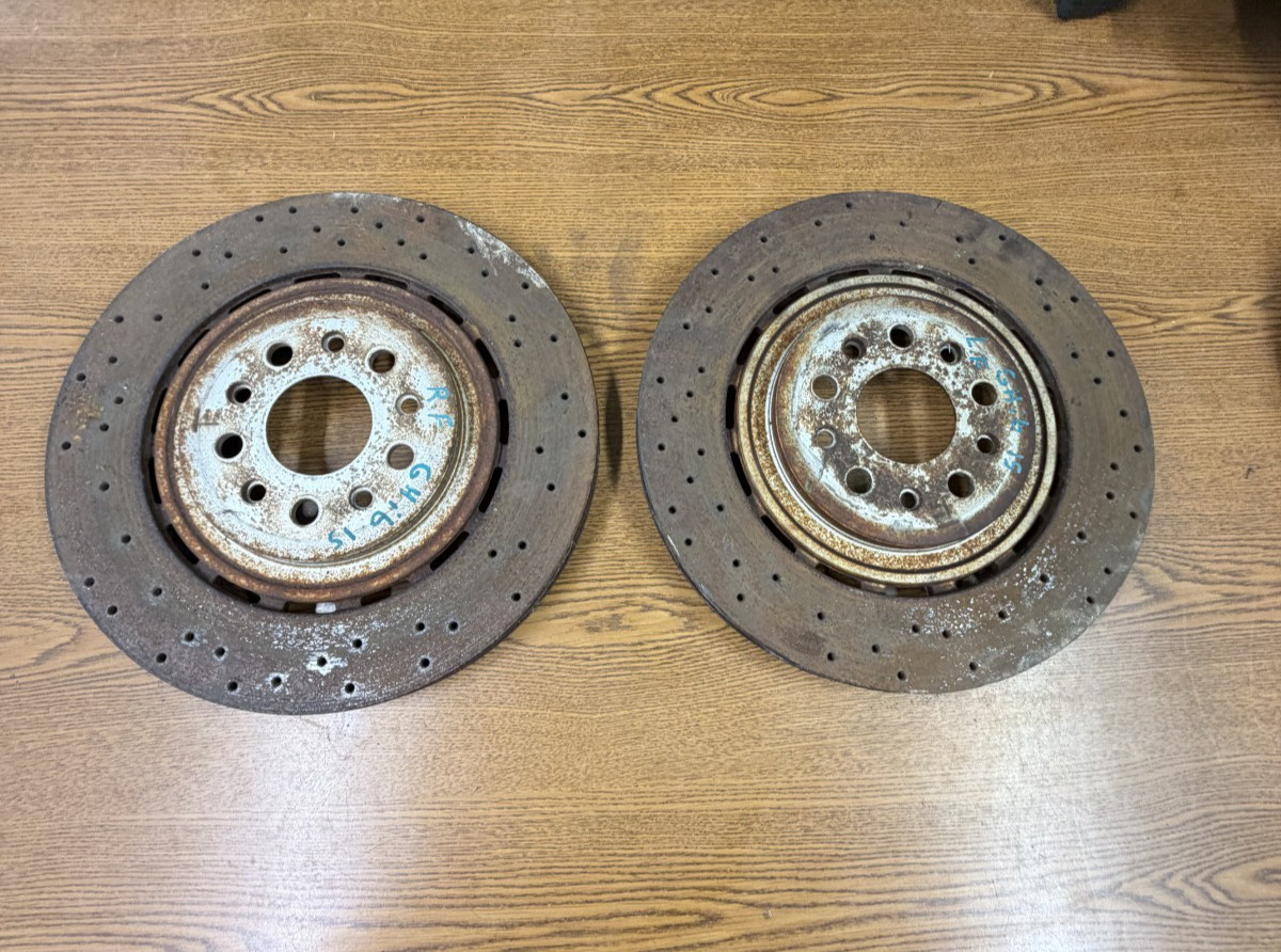 2014-2024 Maserati Ghibli AWD Front Brake Rotors Disc Left & Right Set OEM