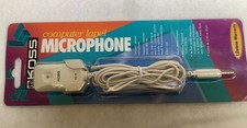 Koss M/6 Computer Lapel Microphone Compact Lightweight 8 ft Cord Clip On NOS
