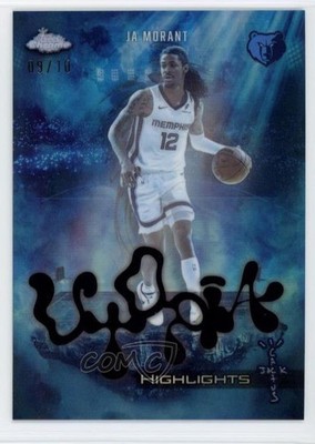 2025-26 Chrome Cactus Jack Utopia Highlights Black Refractor 9/10 Ja Morant 6m7