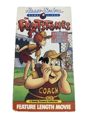 The Flintstones Little Big League VHS 1989 Feature Length Movie Pre Owned
