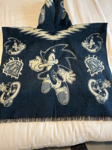 Sonic The Hedgehog Serviette Poncho Enfants Toddlers | Filles Garçons Jeu Fil Personnage Sonic The Hedgehog Serviette Poncho Enfants Toddlers | Filles Garçons Jeu Fil Personnage