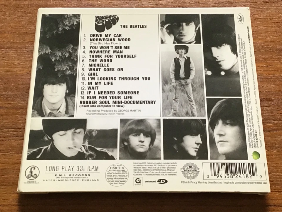 The Beatles Rubber Soul 2009 Enhanced Remastered Promo CD Never Spun Like New! - Image 2 of 4