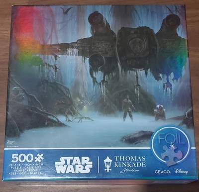 STAR WARS Thomas Kinkade FOIL 500 Piece Puzzle - Do Or Do Not - Rare