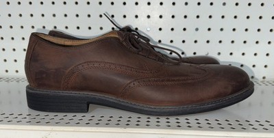 Johnston & Murphy Hollis Mens Leather WP Casual Wingtip Dress Shoes Size 13 M