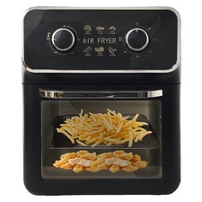 Air Fryer 10L with Easy-View Window, Manual Controls, Nonstick, Free 50 Tray