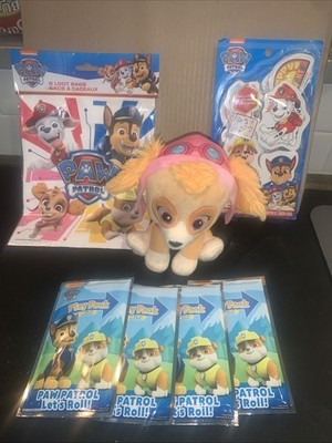 Paw Patrol Lot Of 7 Misc Toys New Except For Plush, It s Used With No Flaws
