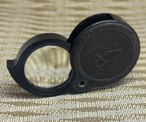 USSR Folding Pocket Loupe-Lupa 4x Magnifying Glass Vintage Soviet